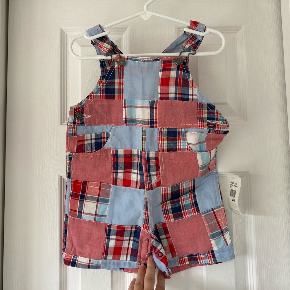 NWT Hartstrings Boys Summer Overalls